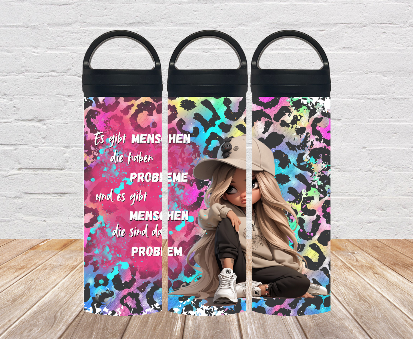 “Problem by Trible C Design“ Thermosflasche 500ml / 700m)