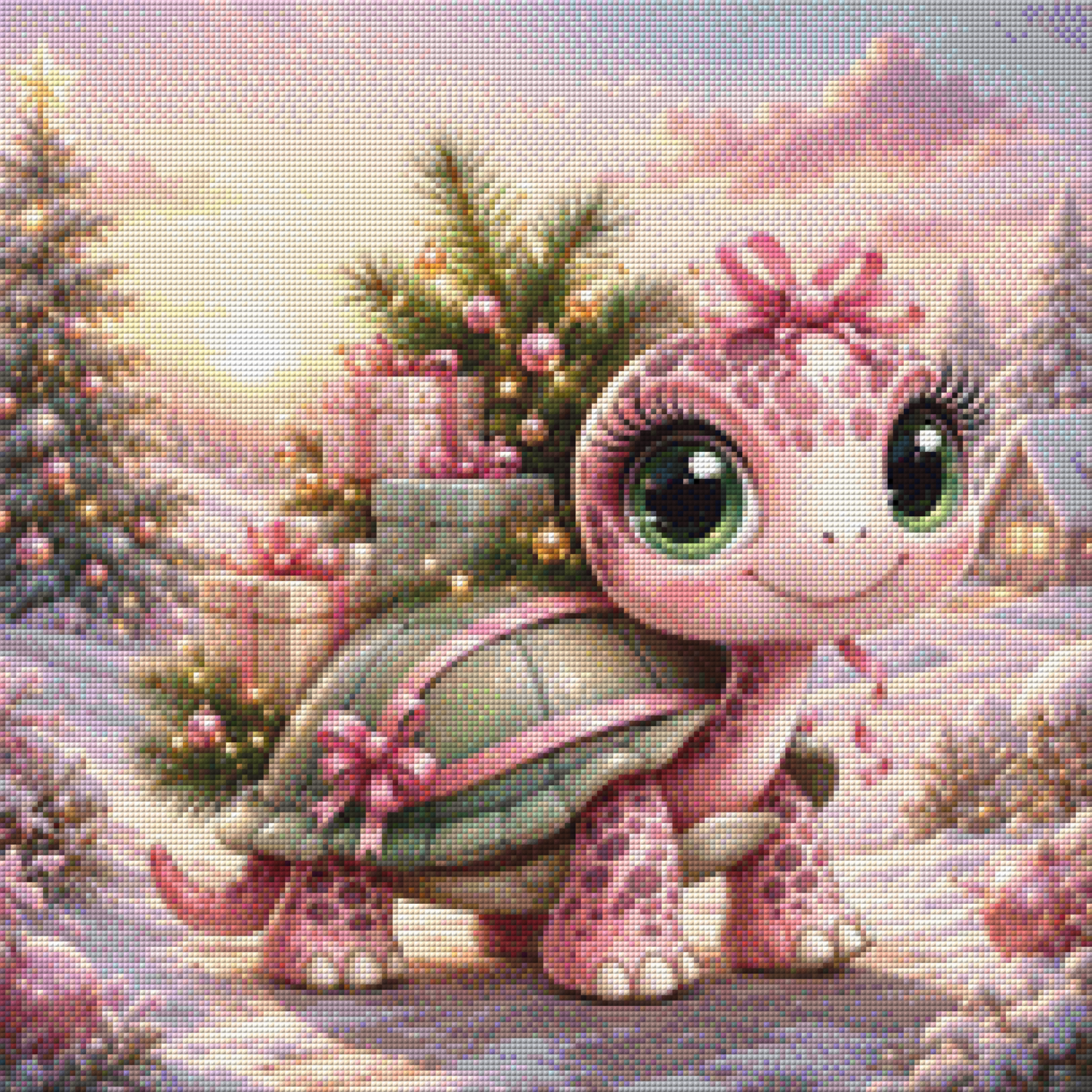 Vorbestellen: Diamond Painting "Suprise Turtle" (50x50) by Trible C Design