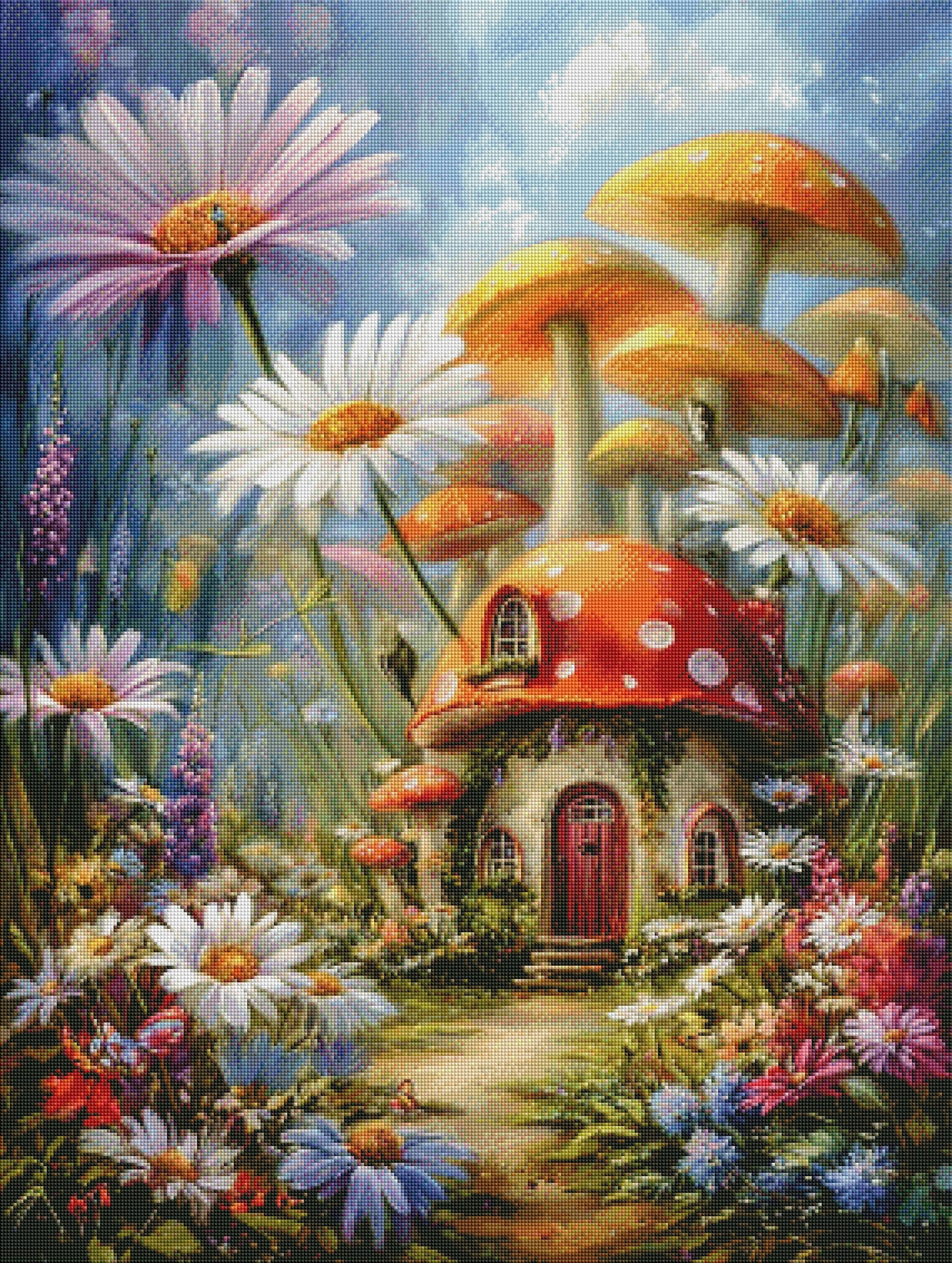 Diamond Painting "Wichtelhäuschen" 70x90cm