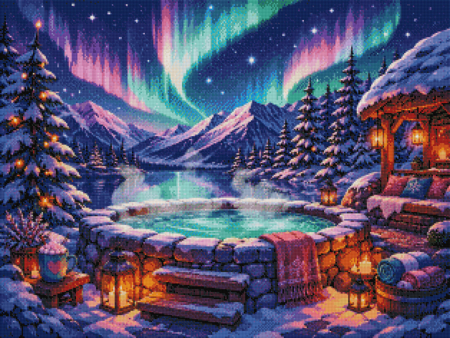 Vorbestellen: Diamond Painting "Hot Pool" (80x60)