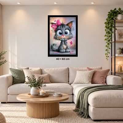 Diamond Painting "Momo" (40x60) by Kreativköter Mr. Clay