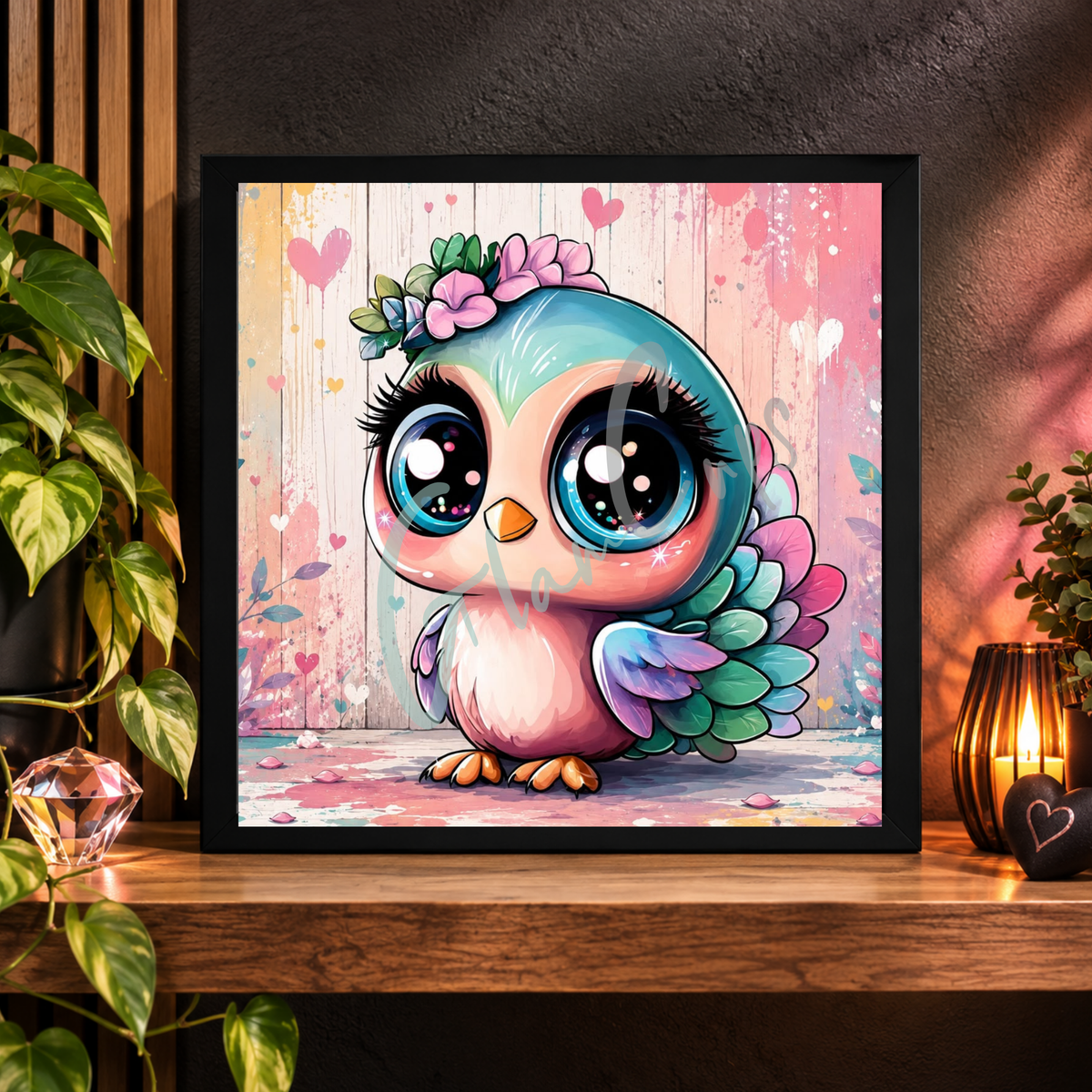 Diamond Painting "Piepmatz" (28x28) by Tribls C Design