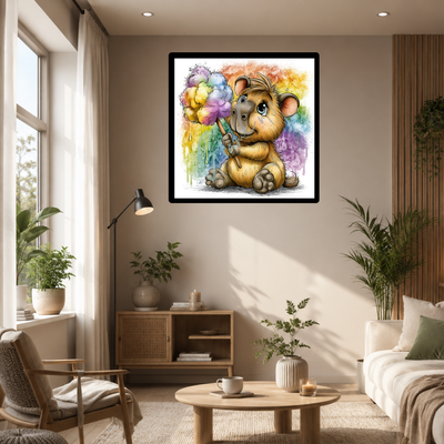Vorbestellen: Diamond Painting "Capybara" by Lexxa 35x35cm