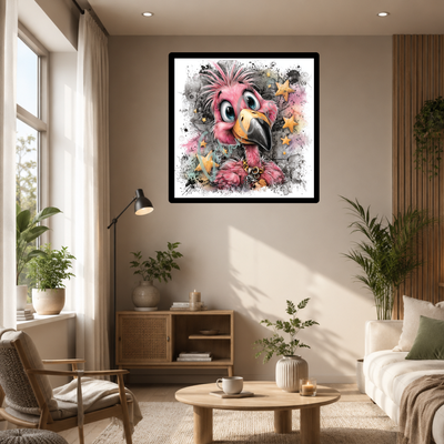 Vorbestellen: Diamond Painting "Flamingo" by Lexxa 35x35cm