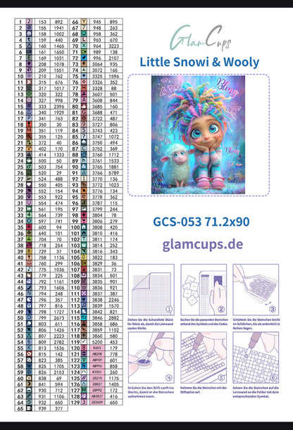 Vorbestellung: Diamond Painting "Community Bild (Snowi)" 70cmx95cm