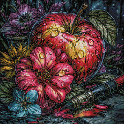 Vorbestellen: Diamond Painting "Apfelgeflüster" by Lexxa 70x70cm