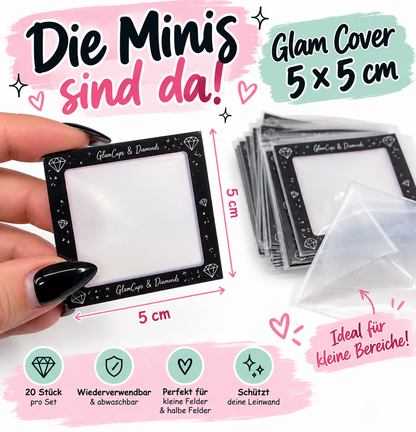 Mini-Glam-Cover 5x5cm (20 Stück)