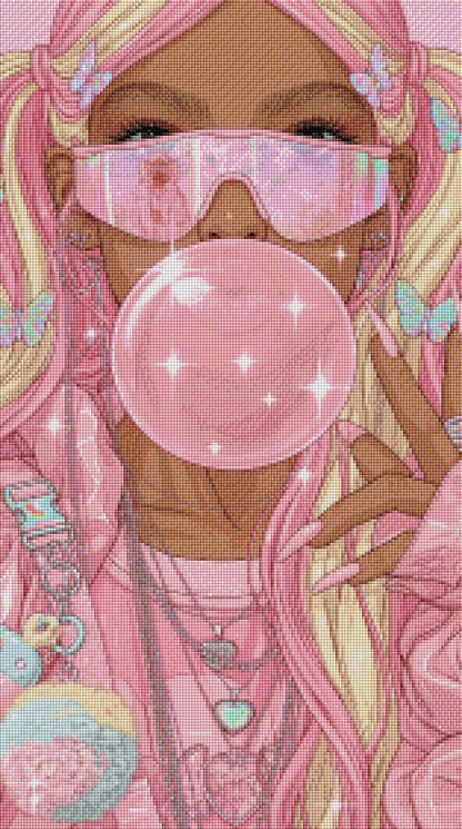 Vorbestellen: Diamond Painting "Bubble Trouble" (40x70) by Glammy
