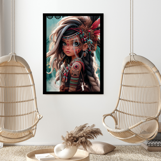 Vorbestellung: Diamond Painting "Nativ American - by Trible-C-Design" 80x120cm
