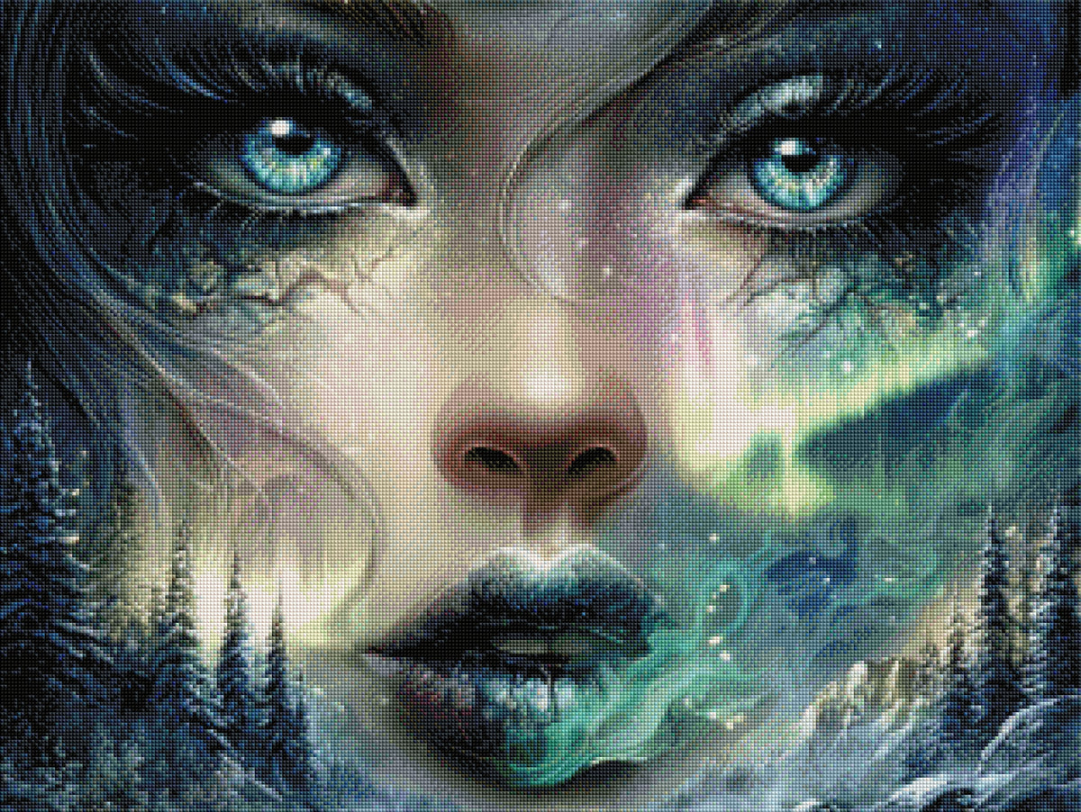 Diamond Painting "Northern Girl" (60x80) by Trible C Design
