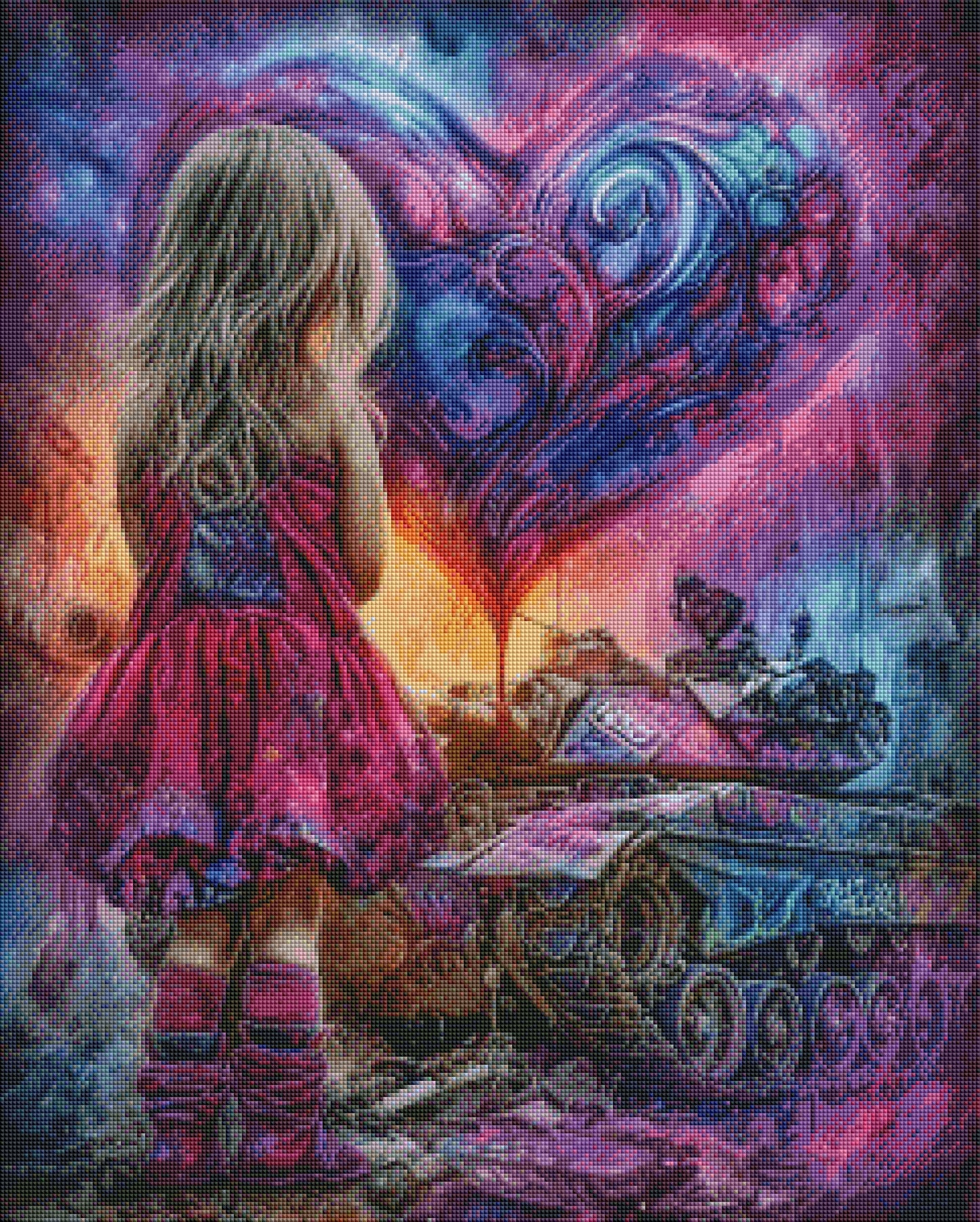 Diamond Painting "Broken World" (60x75) by Anny.ai