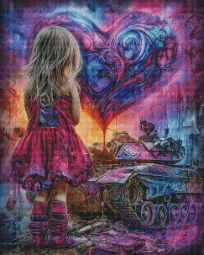 Diamond Painting "Broken World" (60x75) by Anny.ai