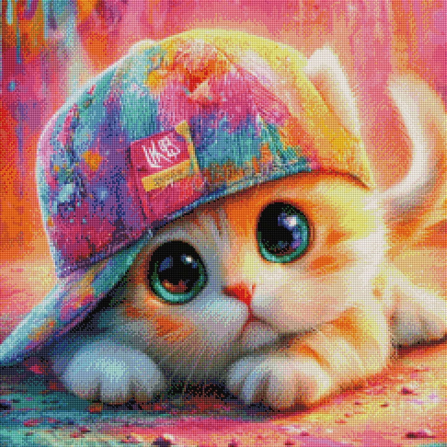 Diamond Painting "Streetpaws" 60x60cm by Anny