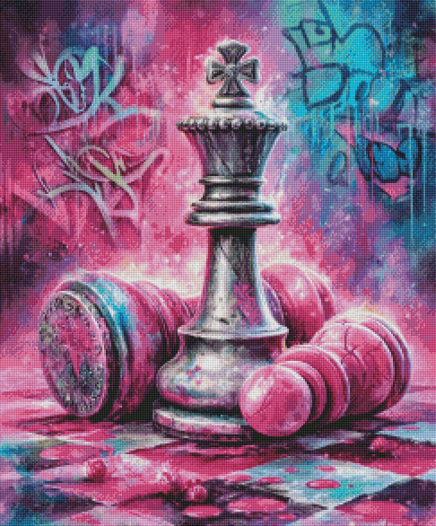 Diamond Painting "Schach Matt" (60x75) by Anny.ai