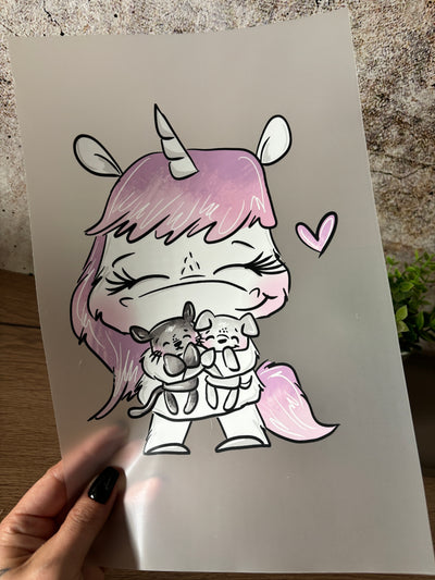 GlamCups Bügelbild Schnubbi „ Kuschelfreunde“