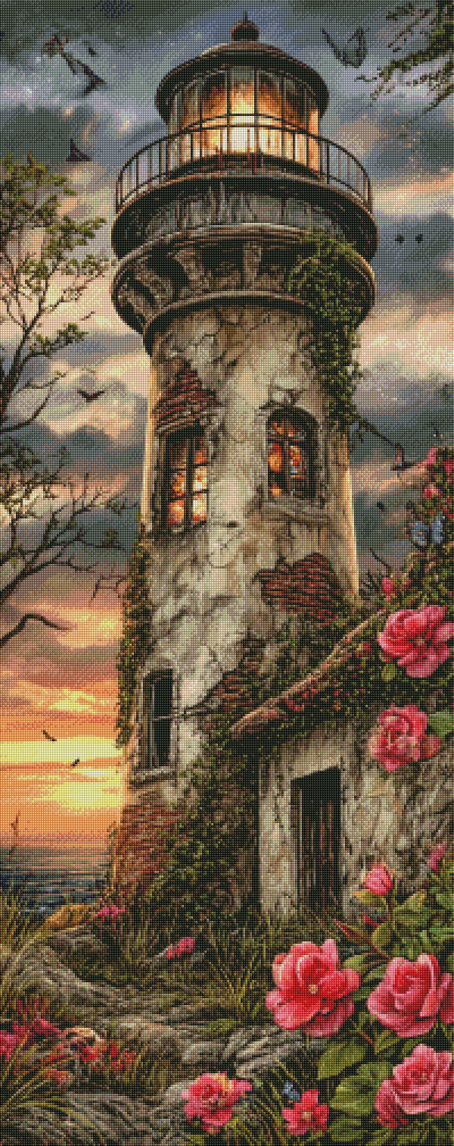 Diamond Painting "Licht der Verlorenen Küste" 52x131cm