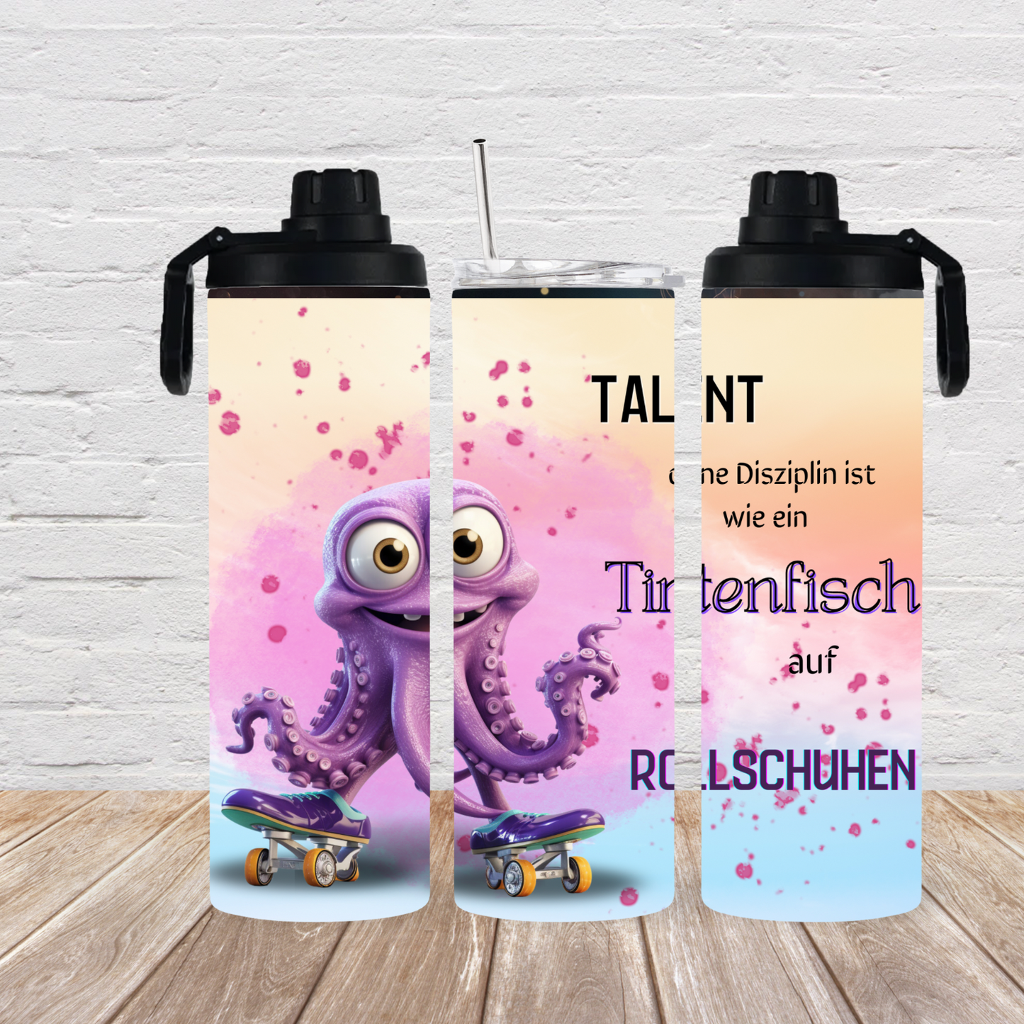ThermoCup Drehverschluss 2 Deckel „Rollschuhe“