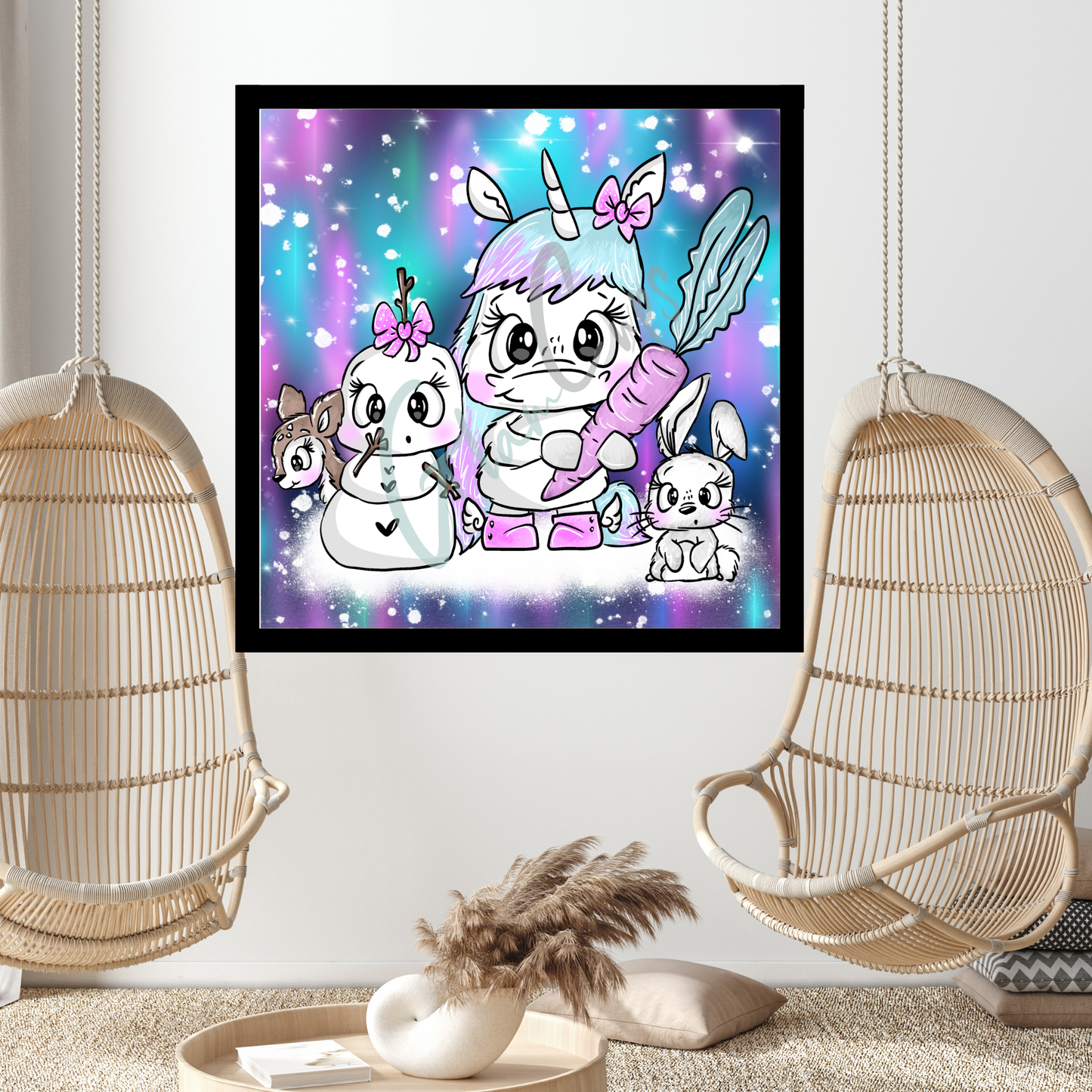 Diamond Painting "Snowbuddies" 70x70cm