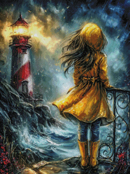 Diamond Painting "Ruf der Wellen" (65x87) by Anny.ai