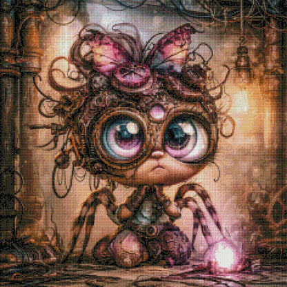 Vorbestellen: Diamond Painting "Steampunk Spider" (50x50)