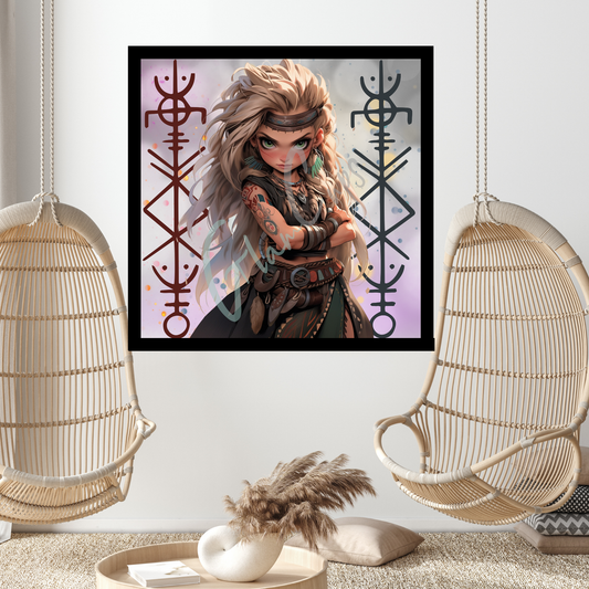 Vorbestellung: Diamond Painting "Valkyrie" 60x60cm