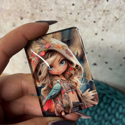 Cover Minder Feder im Haar