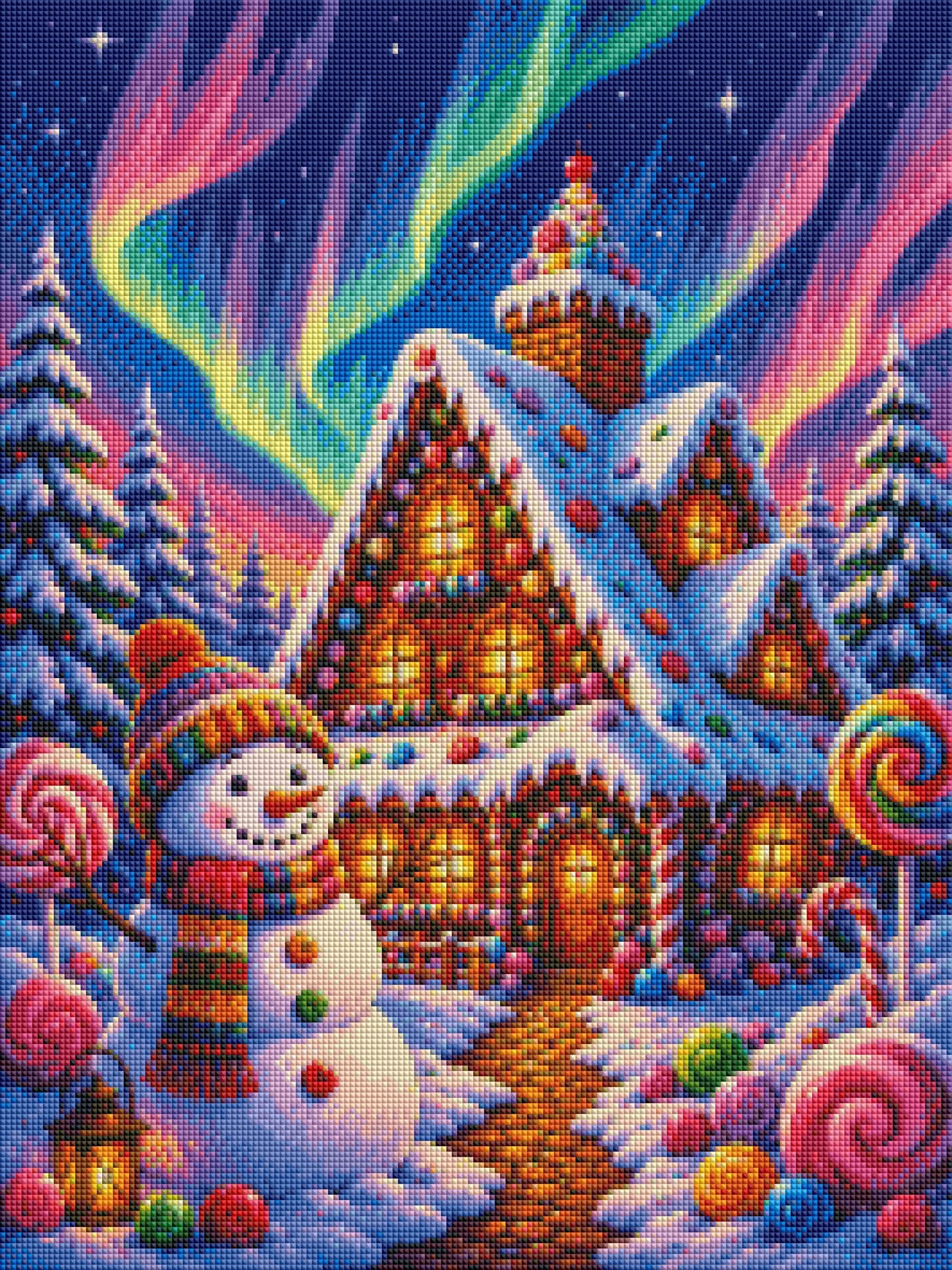 Vorbestellen: Diamond Painting "Lebkuchenhaus" (45x60)