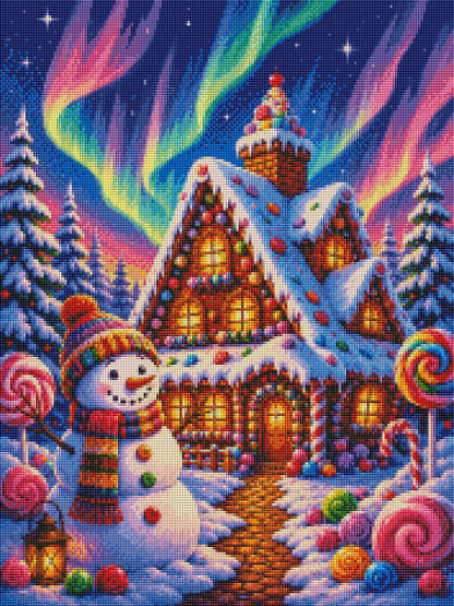 Vorbestellen: Diamond Painting "Lebkuchenhaus" (45x60)