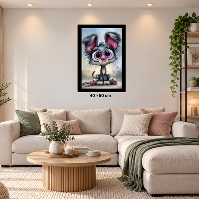 Diamond Painting "Rüdiger" (40x60) by Kreativköter Mr. Clay