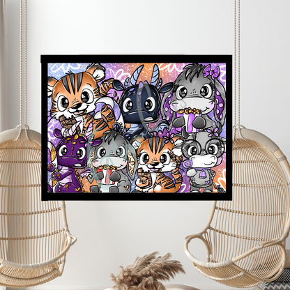 Vorbestellung: Diamond Painting "CandyGang" 70x50cm