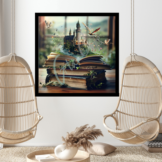 Vorbestellung: Diamond Painting "Magic Books" 90x90cm