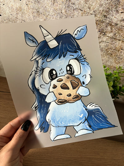 GlamCups Bügelbild Schnubbi „ Kekseinhorn“