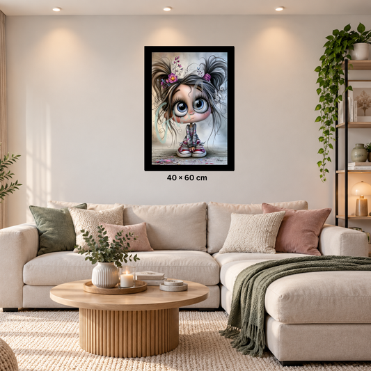Diamond Painting "Heulinde" (40x60) by Kreativköter Mr. Clay