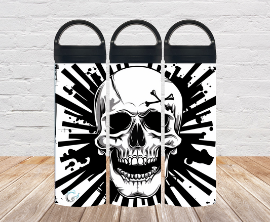 „black&White Skull“ Thermosflasche 500ml / 700ml