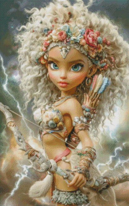 Diamond Painting "Arrow Queen" (50x80cm) by Trible C Design