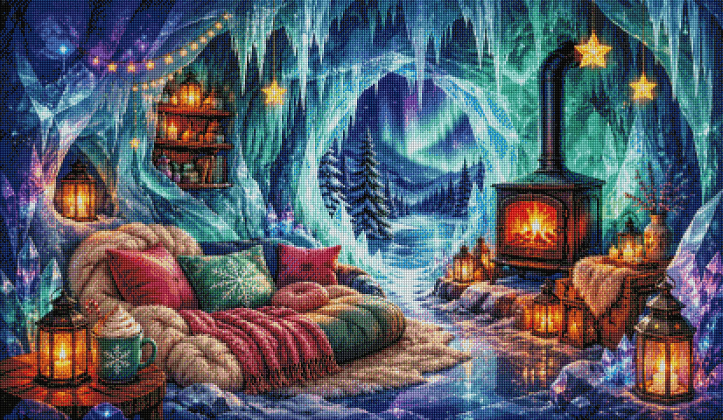 Vorbestellen: Diamond Painting "Eisgrotte" (60x105)