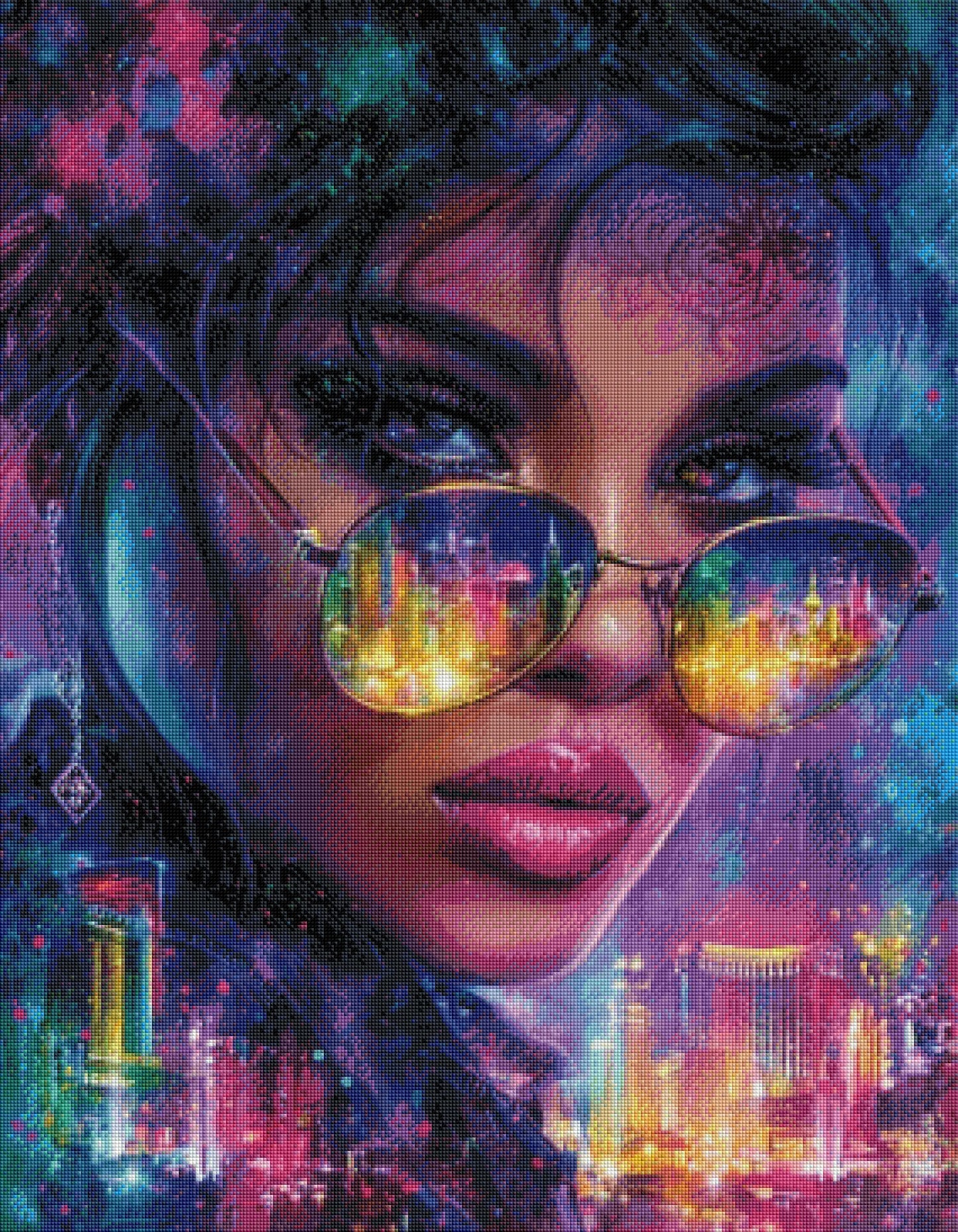 Diamond Painting "Neon Dreams" (70x90) by Anny.ai ( 200 farben)