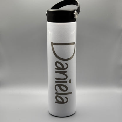 Thermosflasche "Name" (Schimmer)