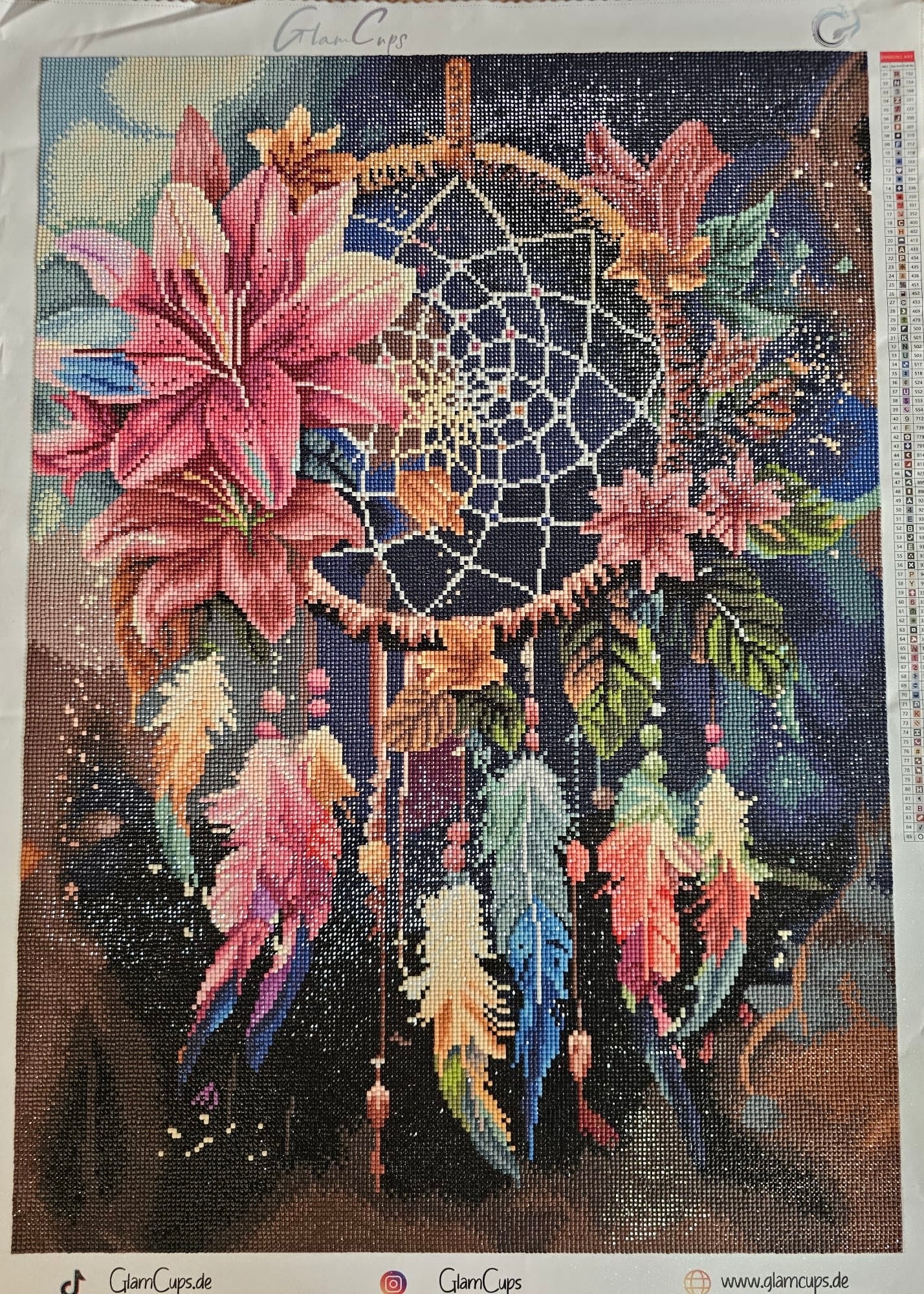 Diamond Painting Dreamcatcher (50x70cm) + AB & Fairy Dust