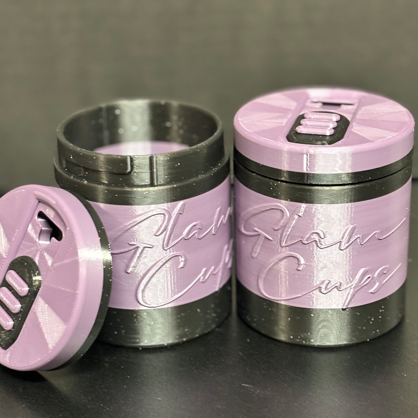 Glammy Drop – Steinchen-Abwurfbehälter mit Schraubdeckel