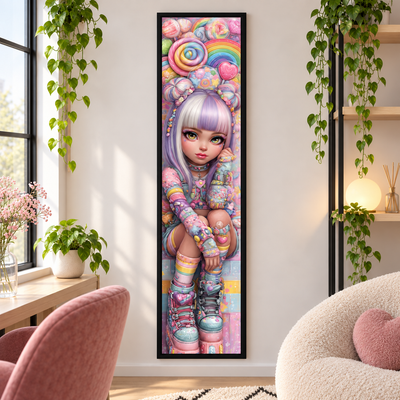 Vorbestellen: Diamond Painting "Candy Girl" (30x140cm) by Lexxa (Kopie)