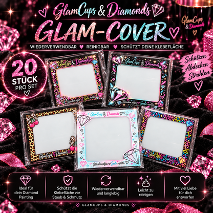 Neue Motive Glam-Cover 10x10cm (20 Stück)