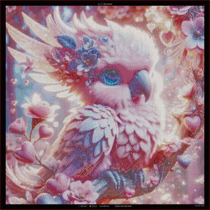 Diamond Painting "Flauschfeder Finja" (70x70) by Lexxy ai