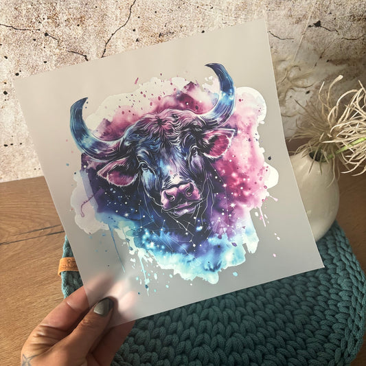 GlamCups Bügelbild  „Stier"