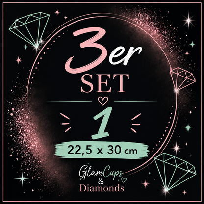 Mini Set No. 1 (3 Bilder a 22,5 x 30cm)