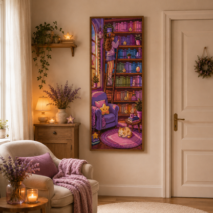 Vorbestellen: Diamond Painting Art Edition "Sternenbücherei"  45x89cm