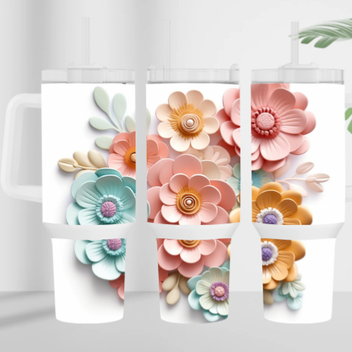 ThermoCup Max „3D Flowers“