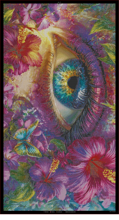 Diamond Painting "Blütenblick" 120x65cm