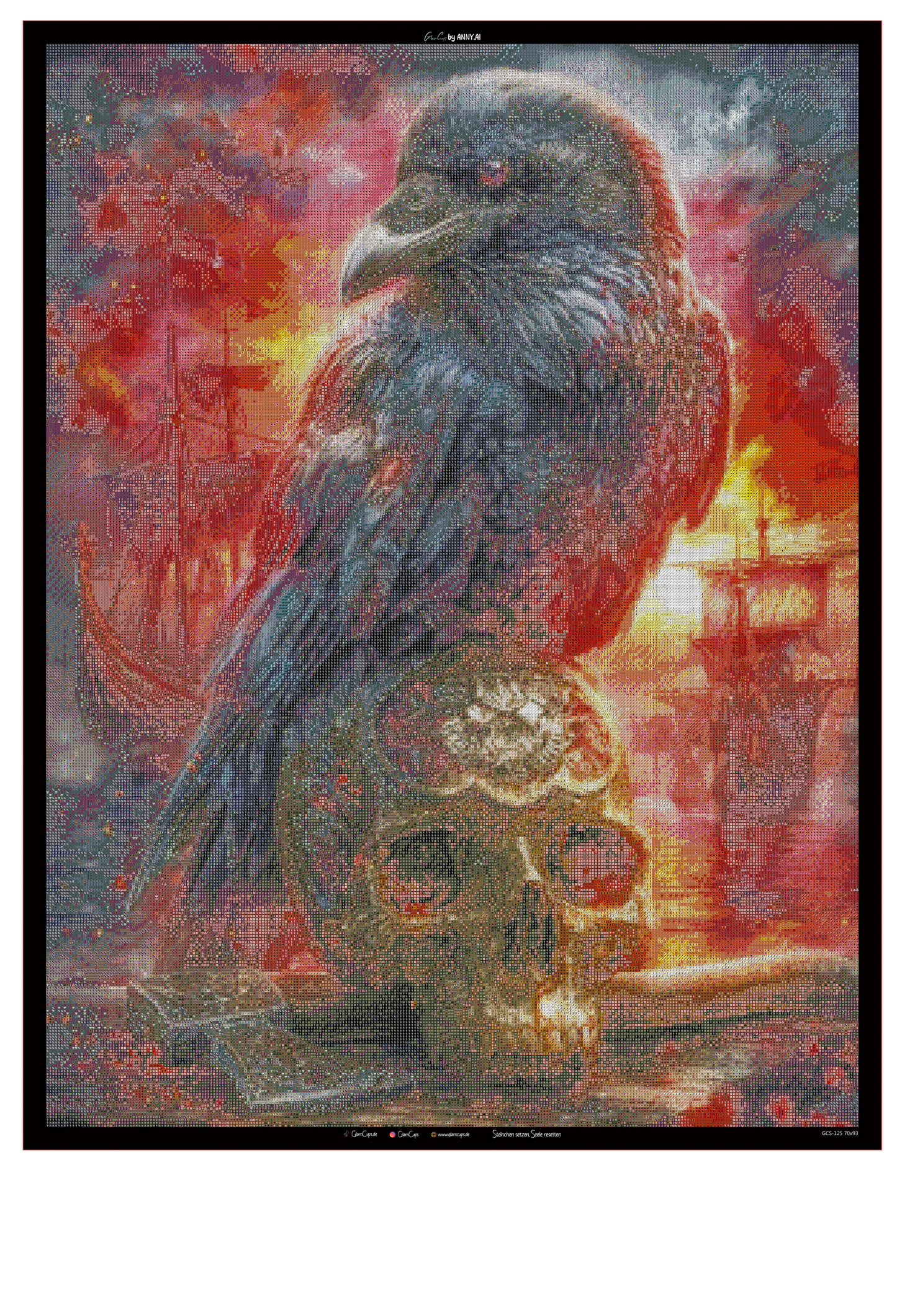 Diamond Painting "Rabenschwur" by Anny 70x93cm