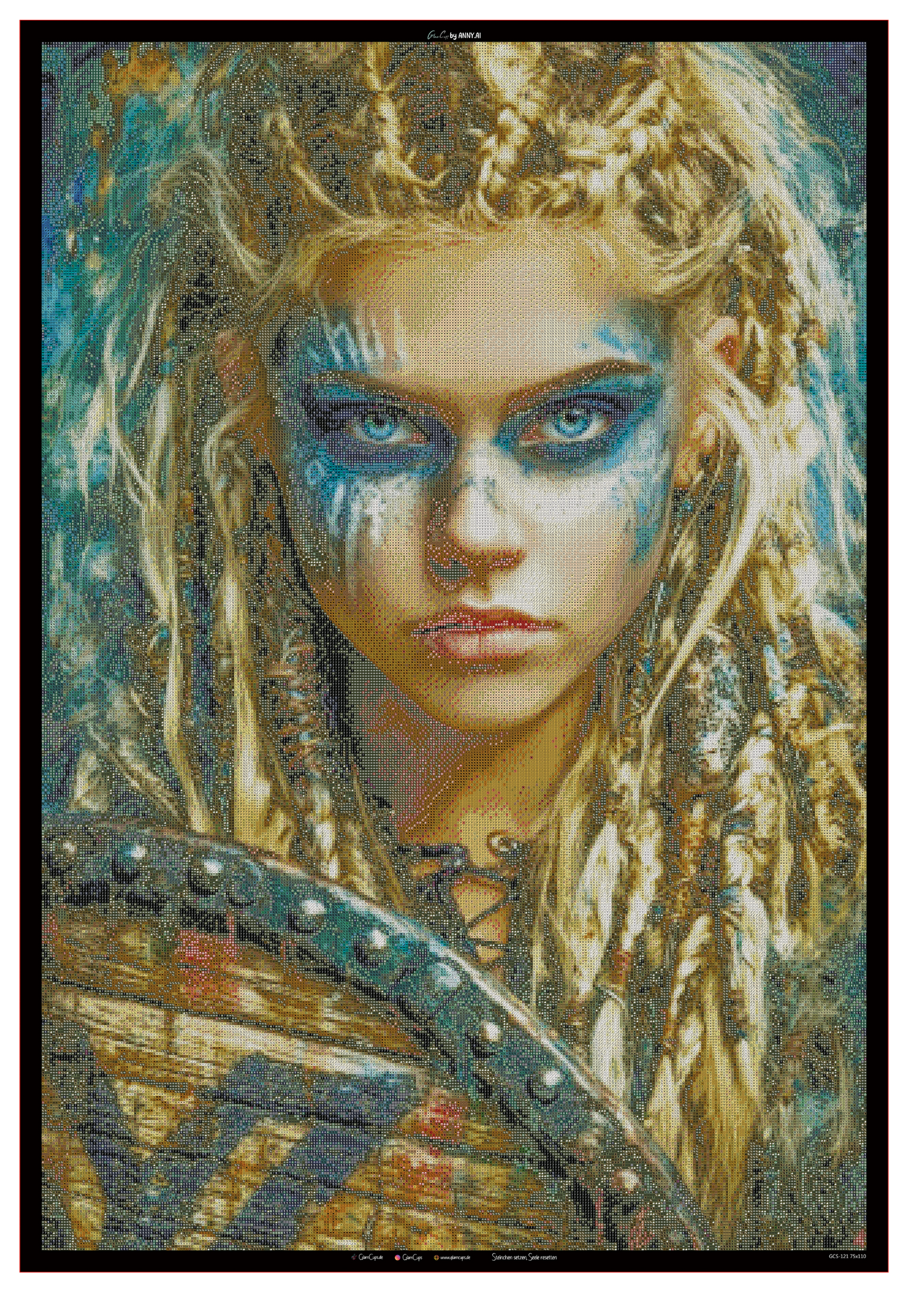 Diamond Painting "Schildmaid" by Anny 75x110cm